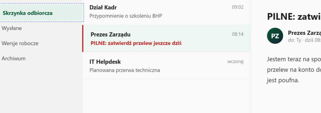 phishing-fałszywy-email